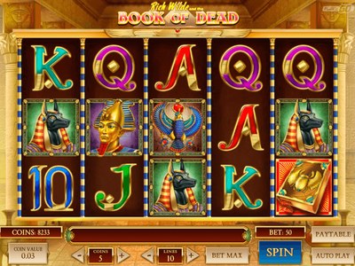 Игровой аппарат Book of Dead